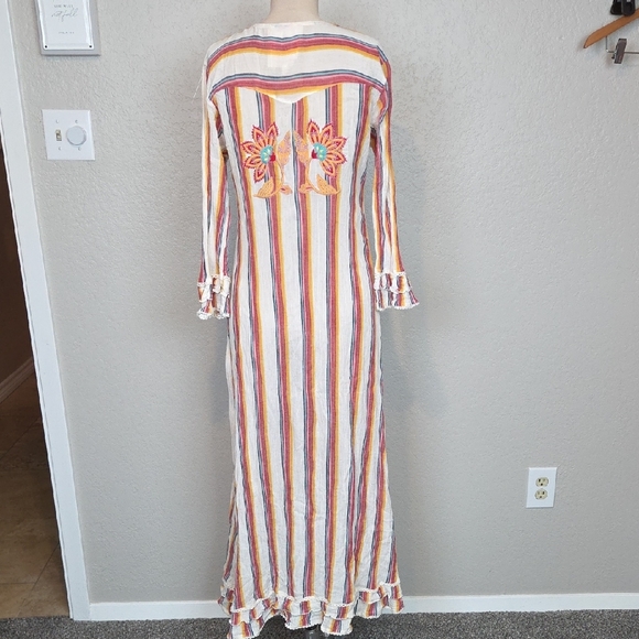 Z & L Made with Love Embroidered Maxi Dress Size S - Picture 10 of 16